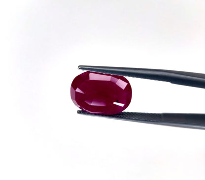 Natural Ruby Mozambique Oval 8.14 carat