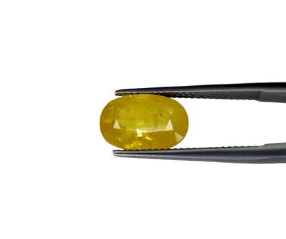 Natural Yellow Sapphire Nigeria Oval  5.97 carat