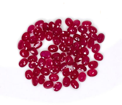 Natural Ruby Mozambique Oval 4x3 MM