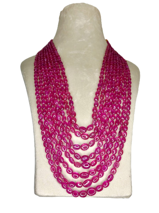 Natural Ruby Bangkok Oval Beads 916.16 Carat