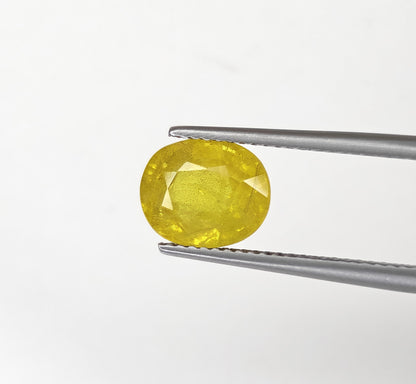 Natural Yellow Sapphire Bangkok Oval 3.60 carat