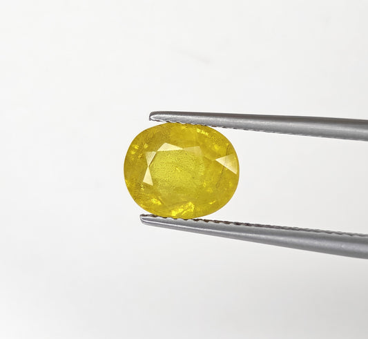 Natural Yellow Sapphire Bangkok Oval 3.60 carat