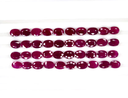 Natural Ruby Mozambique Oval 7x5 MM