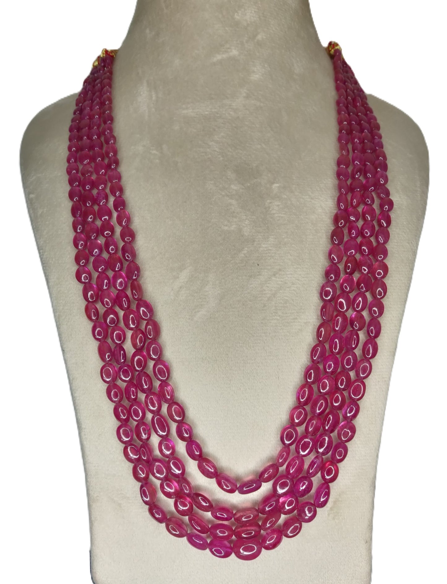 Natural Ruby Bangkok Oval Beads 553.63 Carat