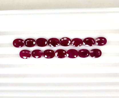 Natural Ruby Mozambique Oval 8x6 MM