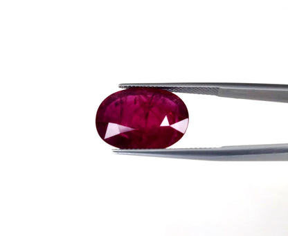 Natural Ruby Mozambique  Oval 14.99 carat