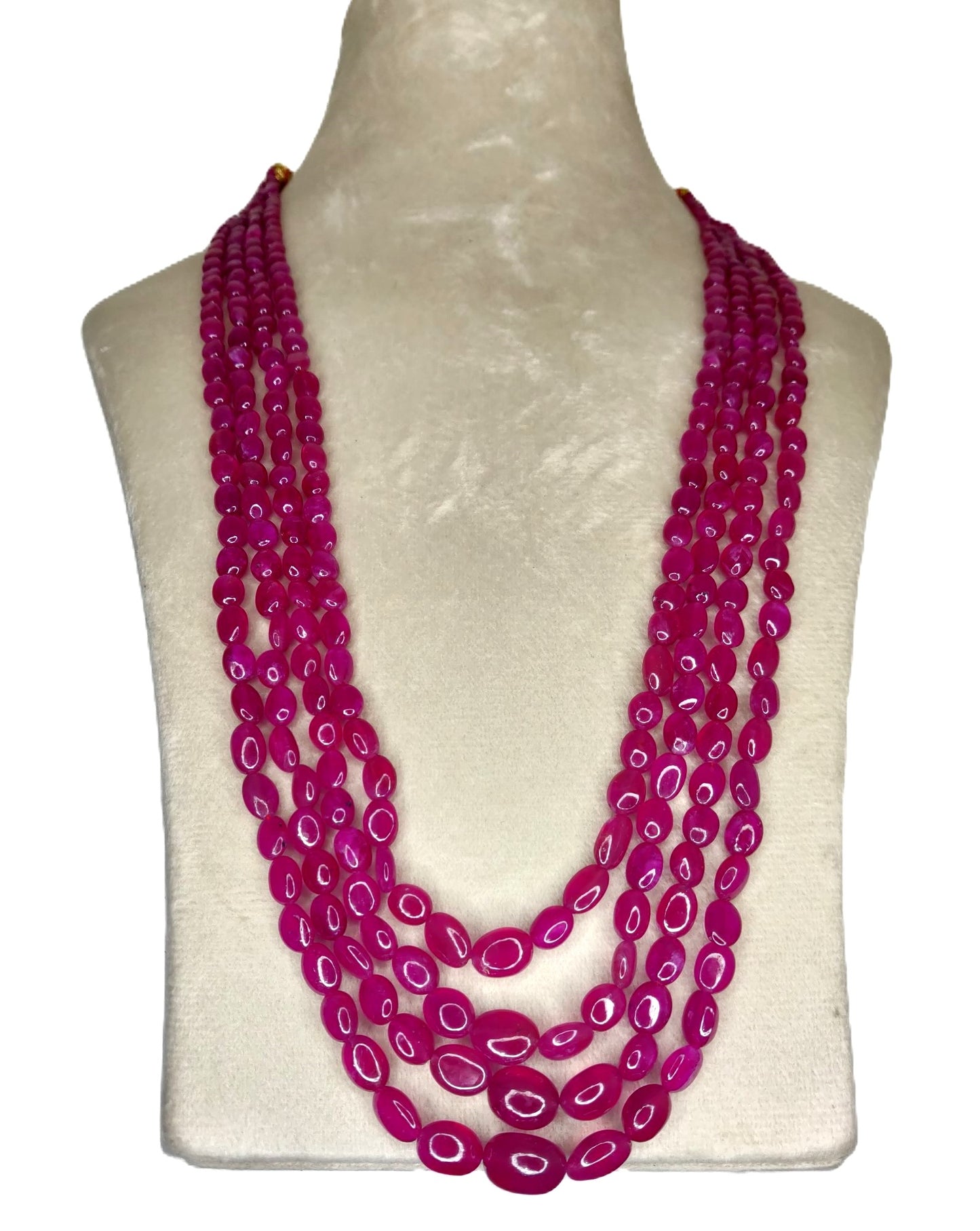 Natural Ruby Bangkok Oval Beads 490.97 Carat