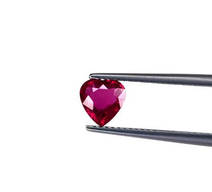 Natural Ruby Mozambique Heart 1.26 carat