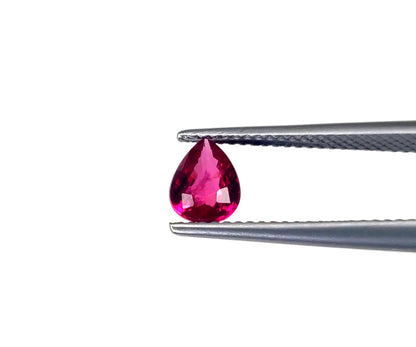 Natural Ruby Mozambique Pear 1.10 carat
