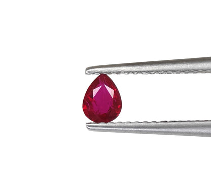Natural Ruby Mozambique Pear 0.34 carat
