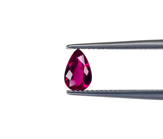 Natural Ruby Mozambique Pear 1.05 carat