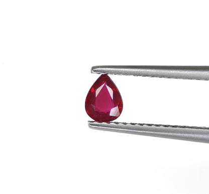 Natural Ruby Mozambique Pear 0.35 carat