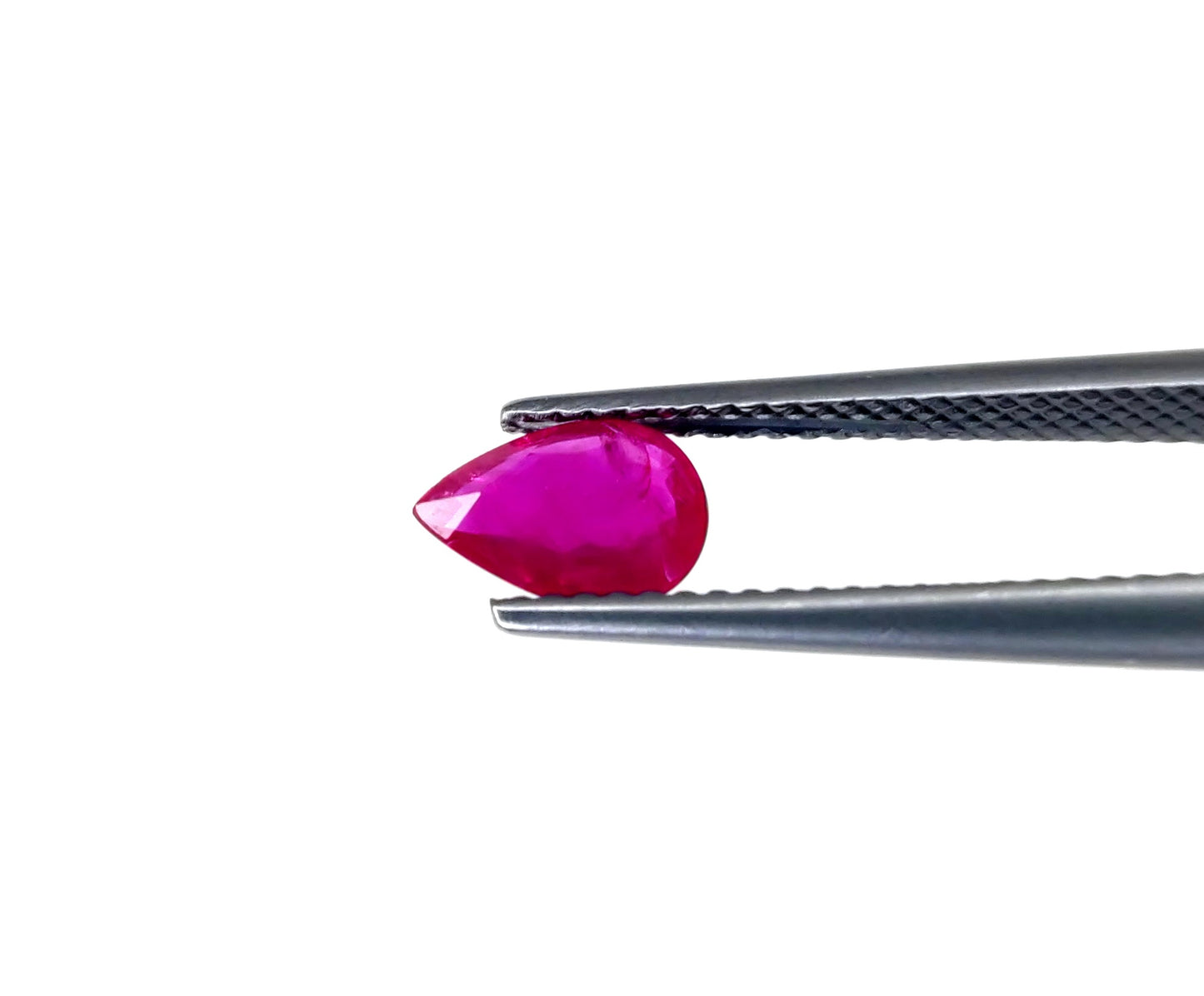Natural Ruby Mozambique Pear 8x6 MM