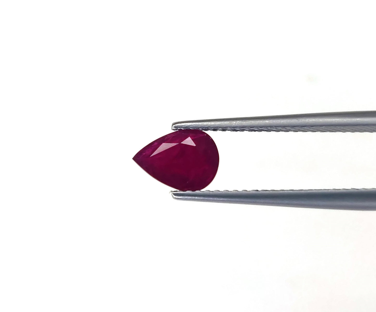 Natural Ruby Mozambique Pear 8x6 MM
