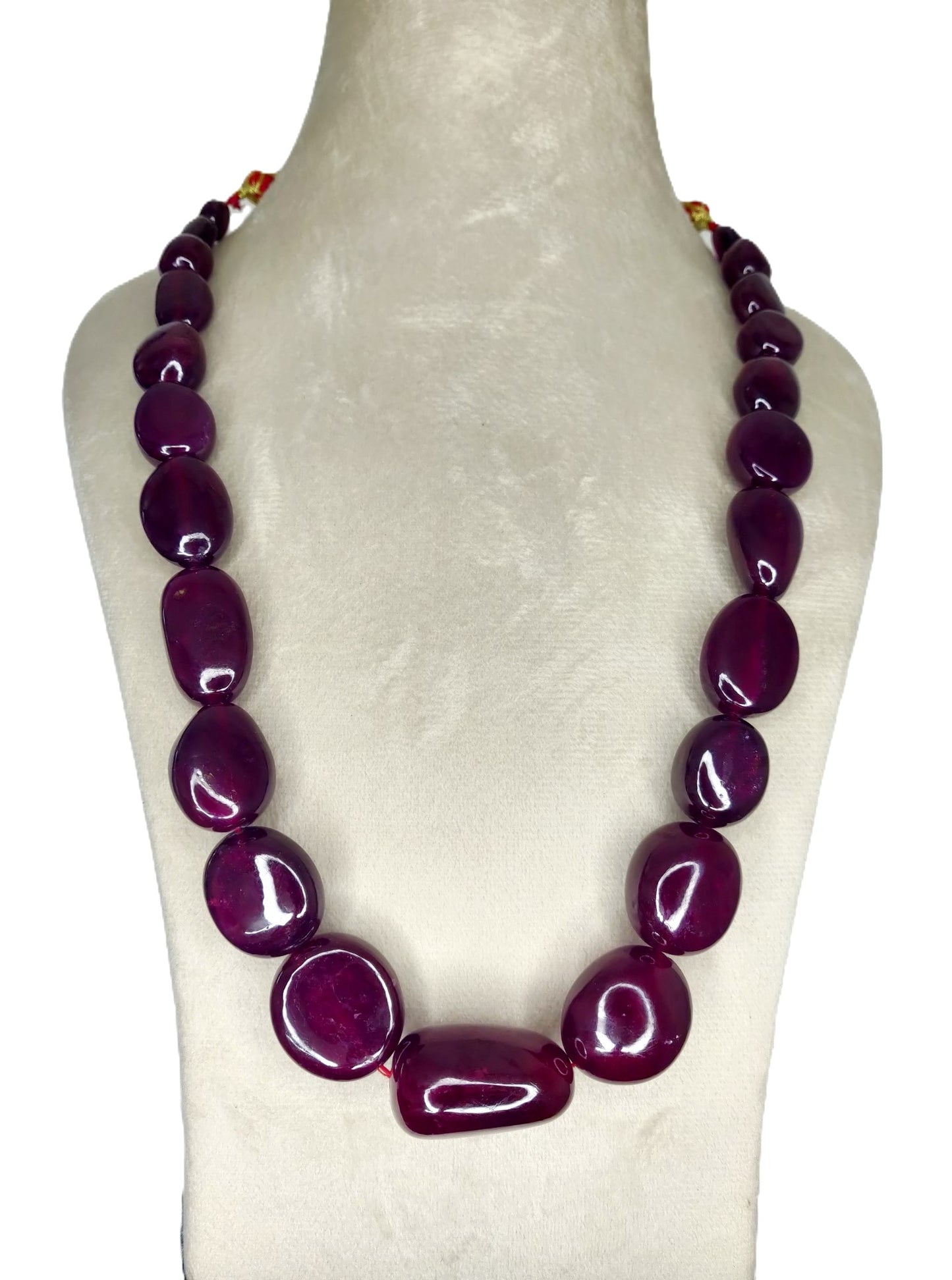 Natural Ruby Bangkok Beads 1,331.45 Carat