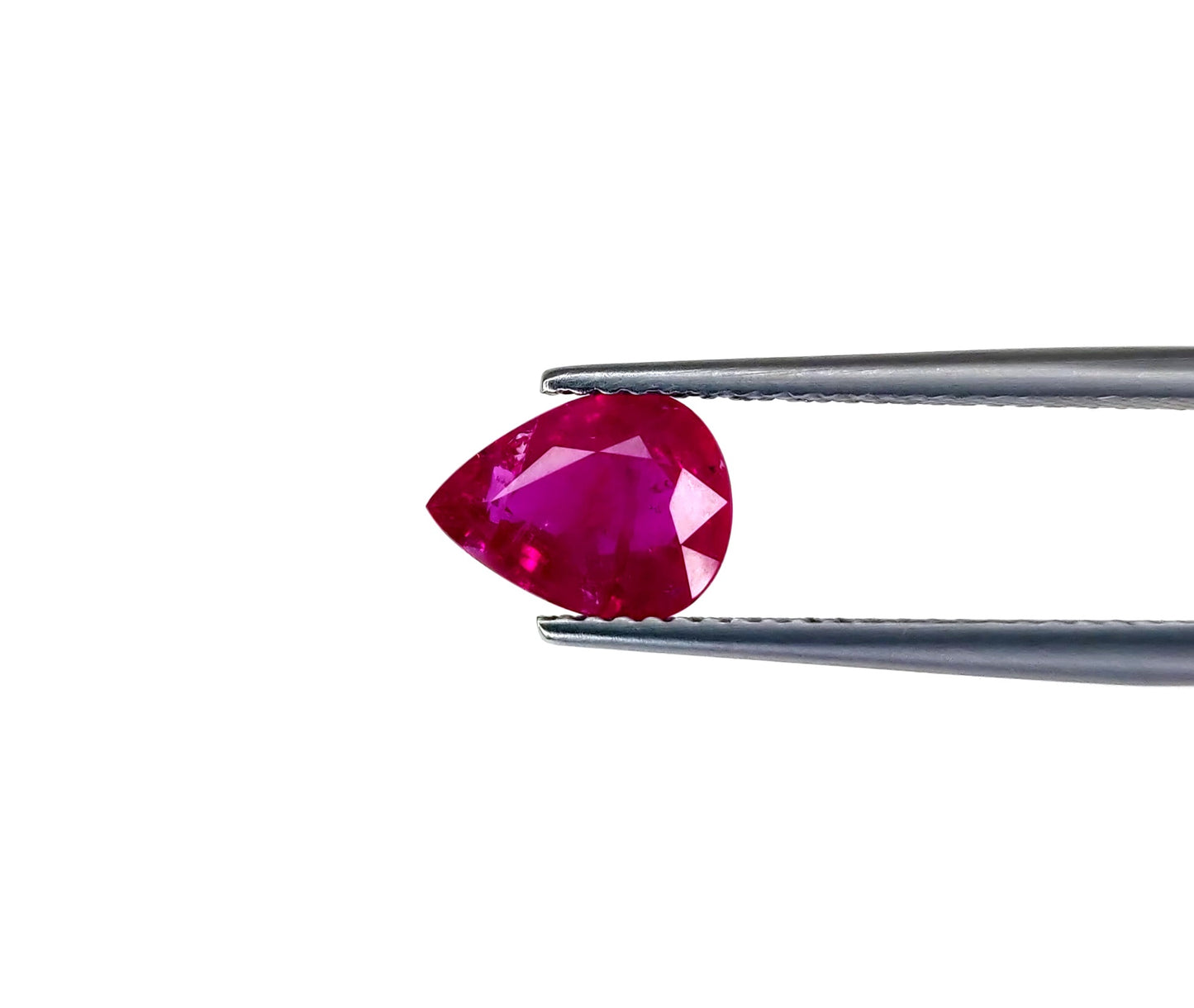 Natural Ruby Mozambique Pear 9x7 MM