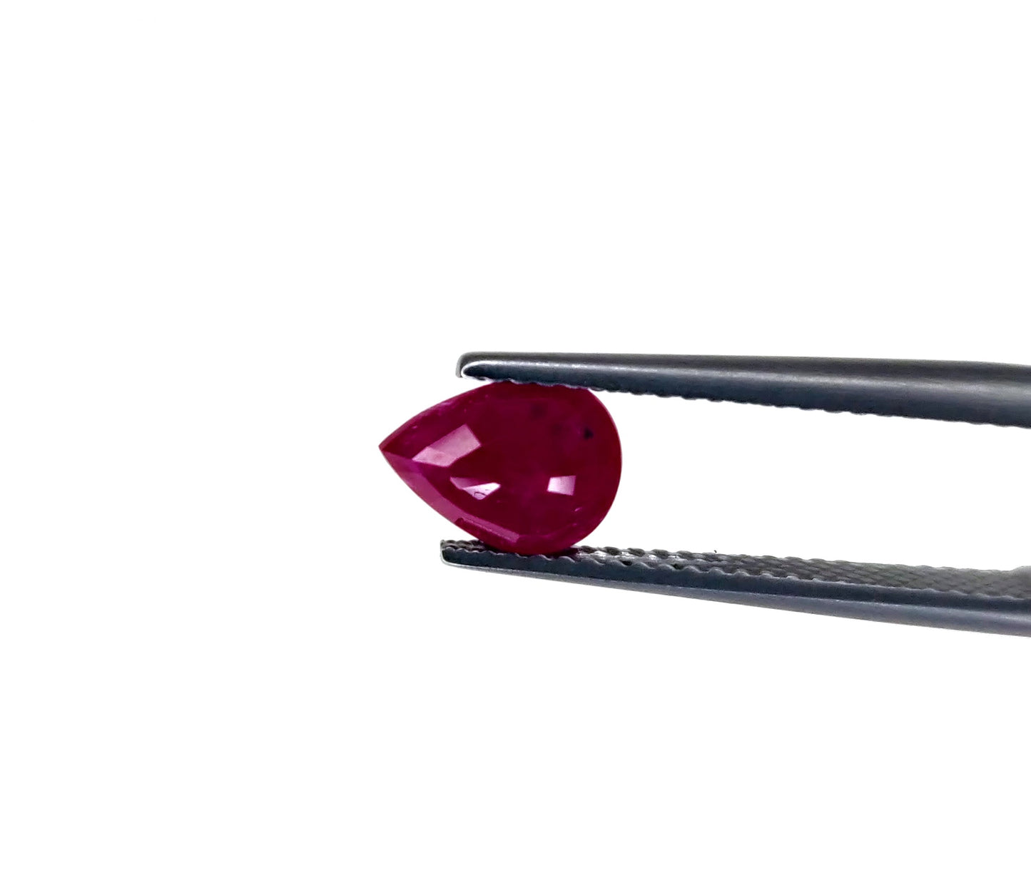 Natural Ruby Mozambique Pear 8x6 MM