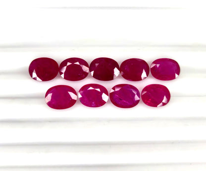 Natural Ruby Mozambique Oval 9x7 MM