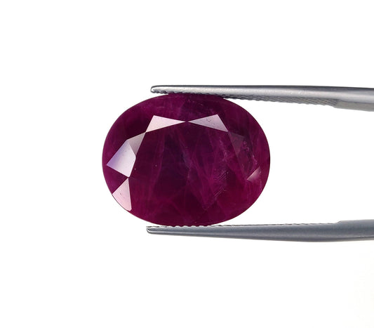 Natural Ruby Burma Oval 22.60 carat
