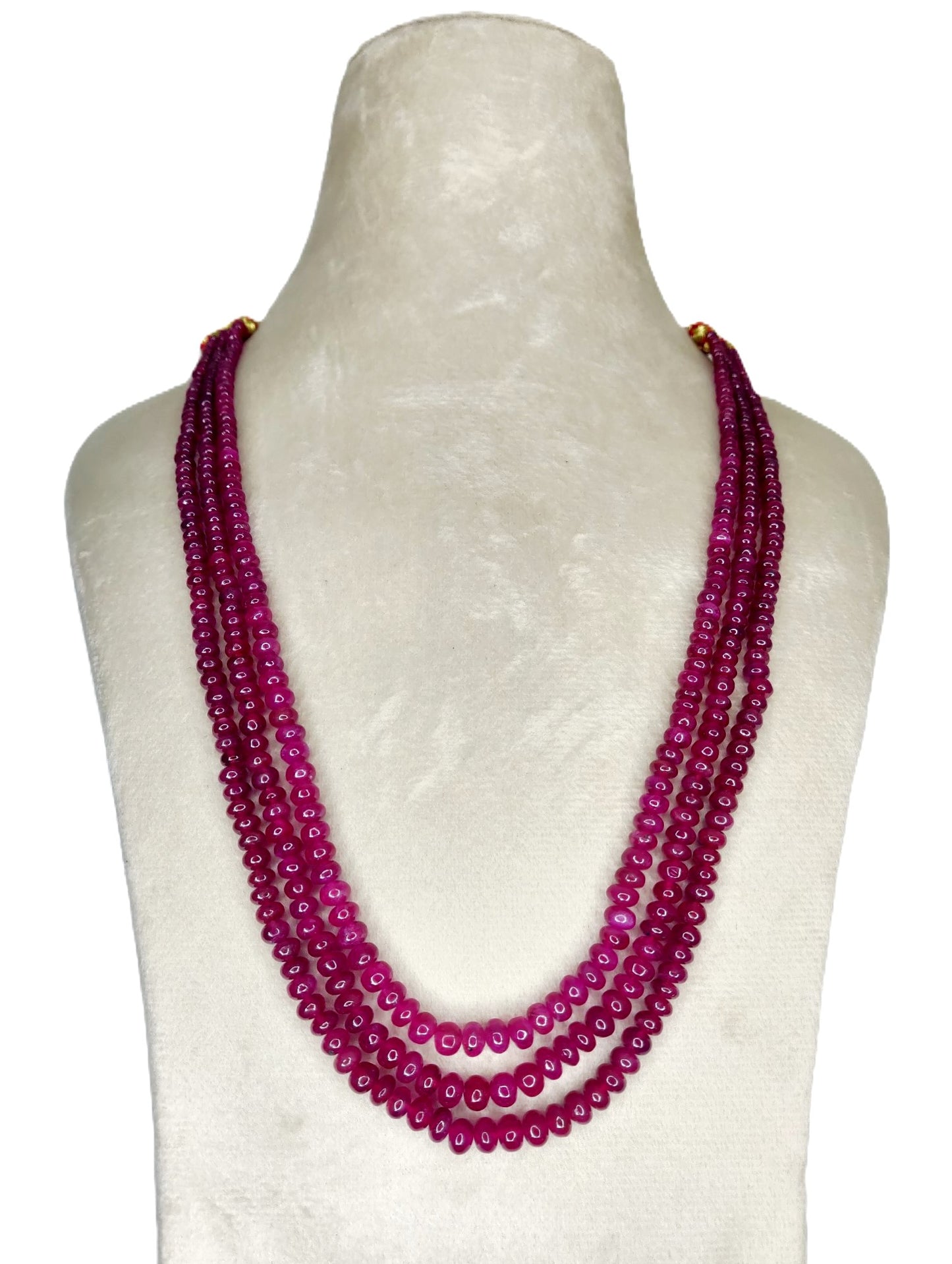 Natural Ruby Bangkok Round Beads 333.56 Carat