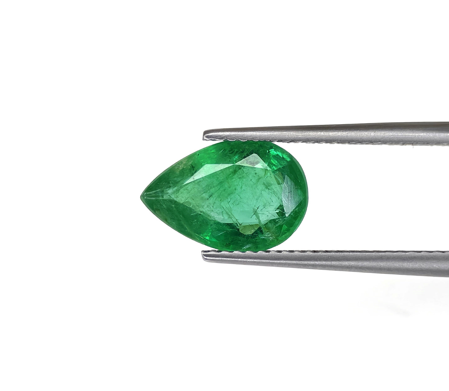 Natural Emerald Zambia Pear 2.37 carat