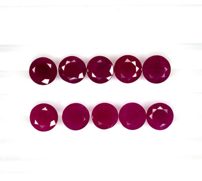 Natural Ruby Madagascar Round 10 MM