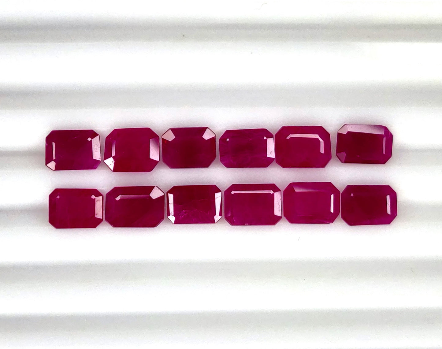 Natural Ruby Burma Octagon 7x5 MM