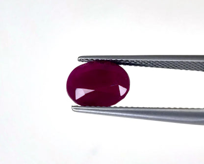 Natural Ruby Africa Oval 3.77 carat