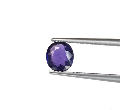 Natural Blood Blue Sapphire Madagascar Oval 1.04 carat