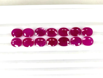 Natural Ruby Mozambique Oval 9x7 MM