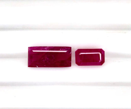 Natural Ruby Mozambique Octagon 3.50 carat