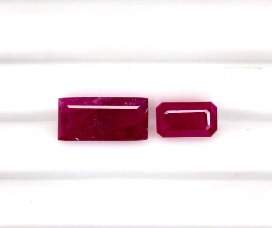 Natural Ruby Mozambique Octagon 3.50 carat
