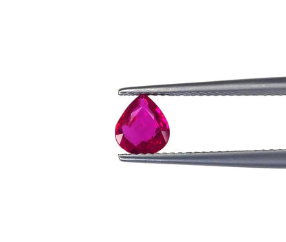 Natural Ruby Mozambique Pear 1.00 carat