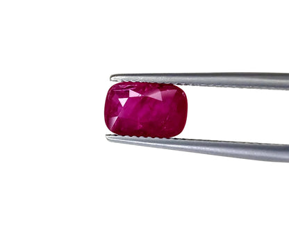 Natural Ruby Mozambique  Cushion  1.78 carat