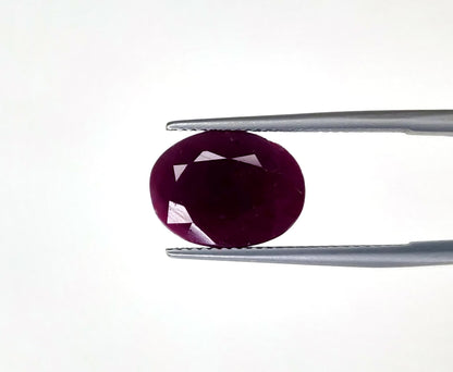 Natural Ruby Africa Oval 7.96 carat