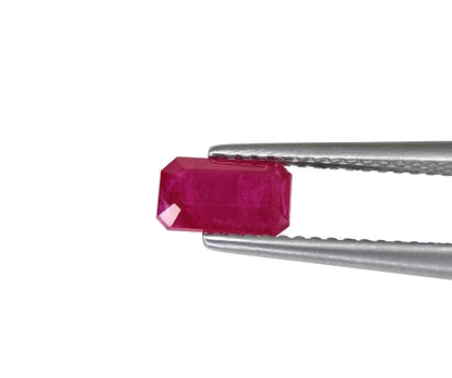 Natural Ruby Mozambique Octagon 1.29 carat