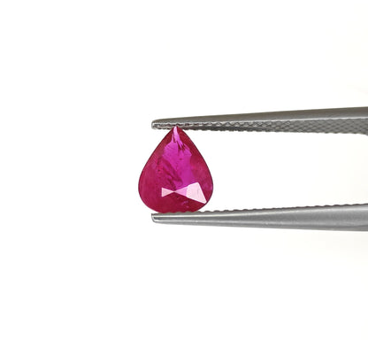 Natural Ruby Mozambique Pear 1.48 carat