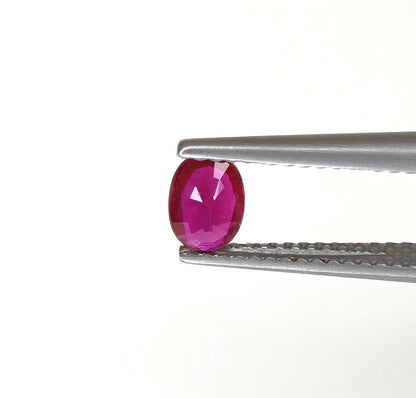 Natural Ruby Mozambique Oval 0.45 carat
