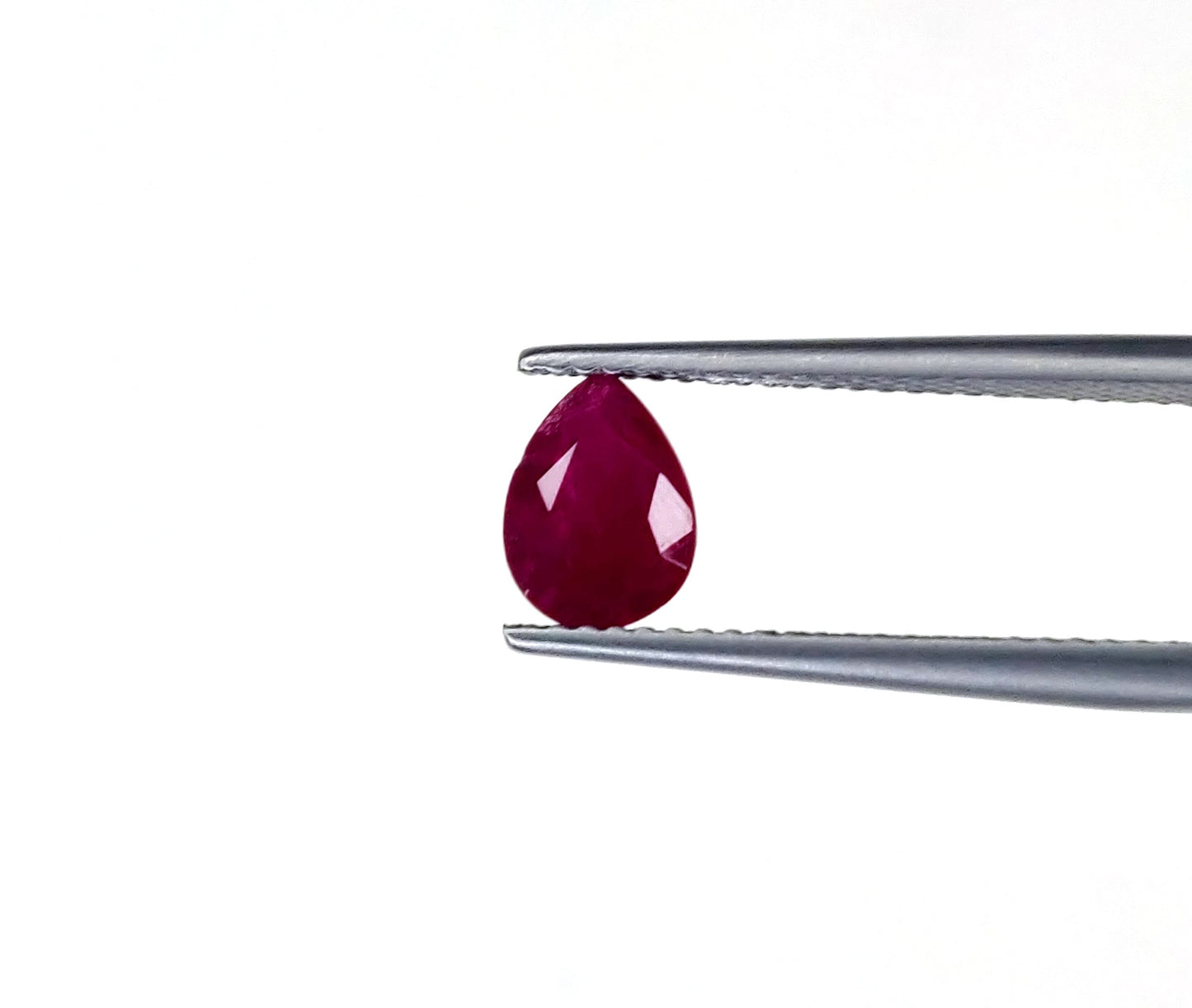 Natural Ruby Madagascar Pear 8x6 MM