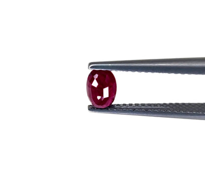 Natural Ruby Mozambique Oval 6x4 MM