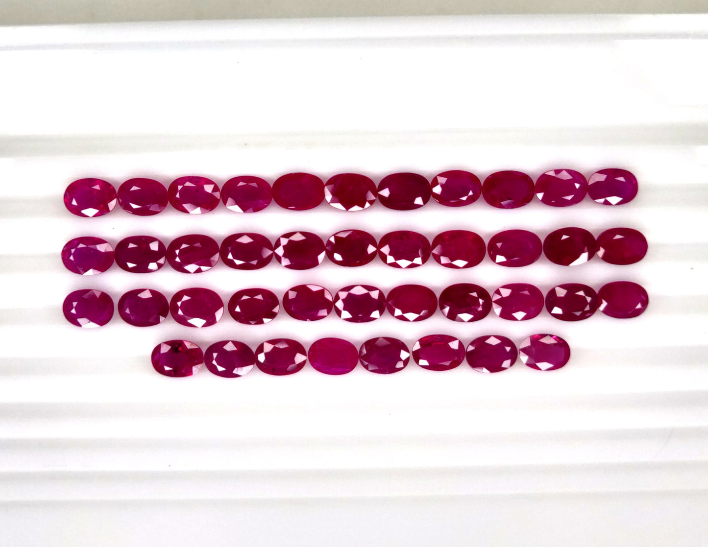 Natural Ruby Mozambique Oval 7x5 MM
