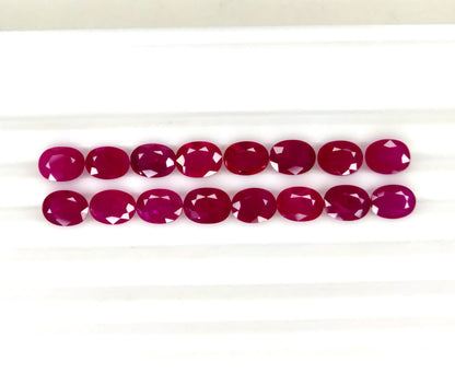 Natural Ruby Mozambique Oval 8x6 MM