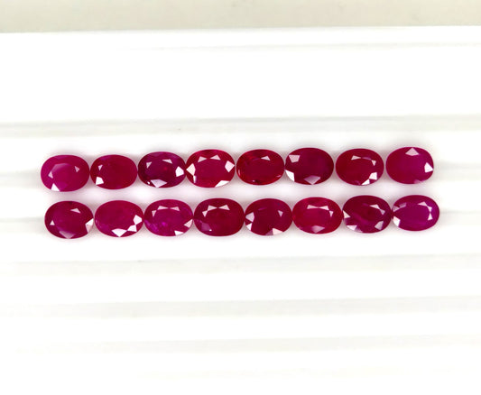 Natural Ruby Mozambique Oval 8x6 MM