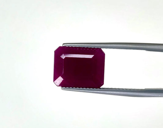 Natural Ruby Africa Octagon 8.11 carat
