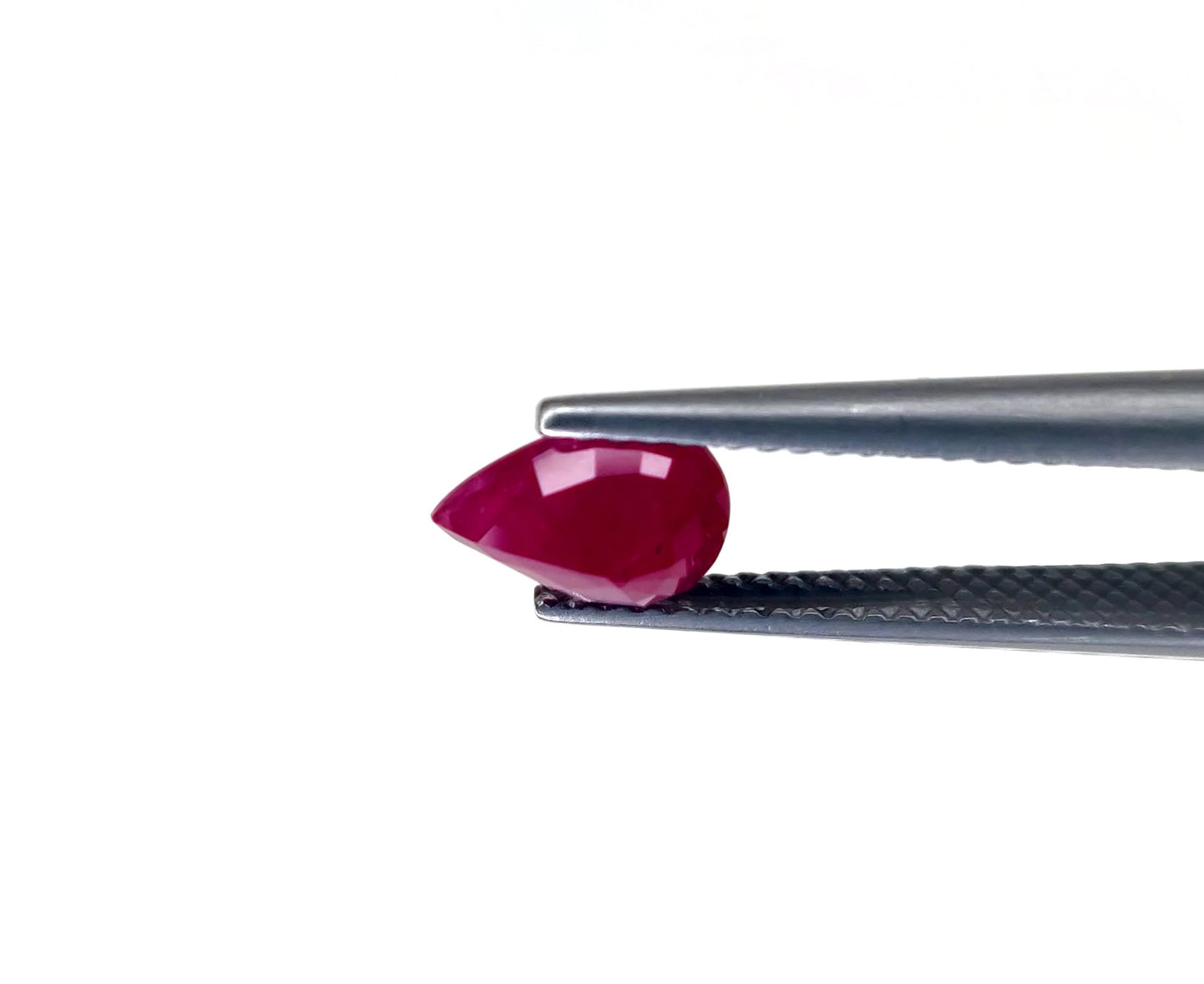 Natural Ruby Mozambique Pear 8x6 MM