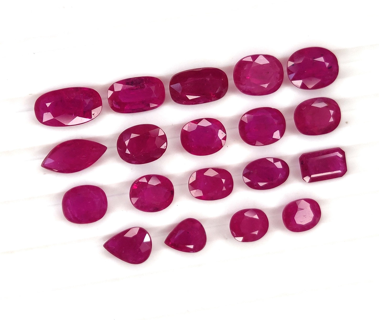 Natural Ruby Mozambique Oval/Pear 20.23 carat