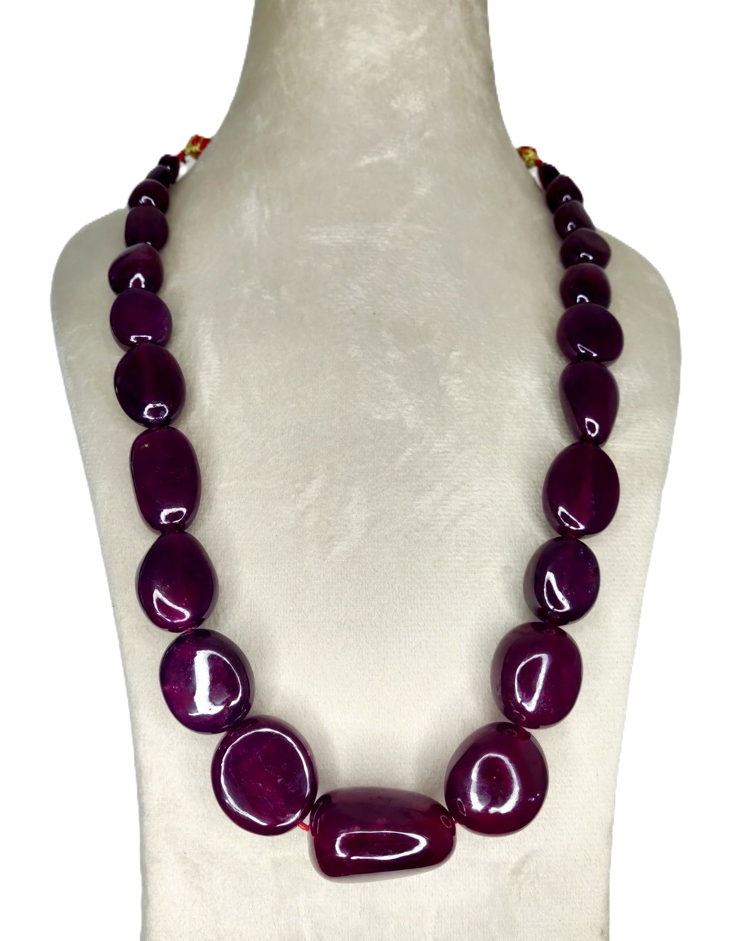 Natural Ruby Bangkok Beads 1,331.45 Carat