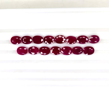 Natural Ruby Mozambique Oval 8x6 MM