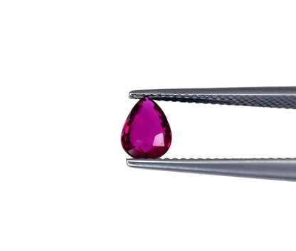 Natural Ruby Mozambique Pear 1.00 carat