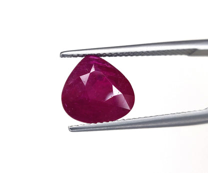 Natural Ruby Burma Heart 4.04 carat